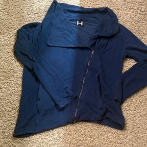 Y2k Bordeaux Deep Blue Jacket